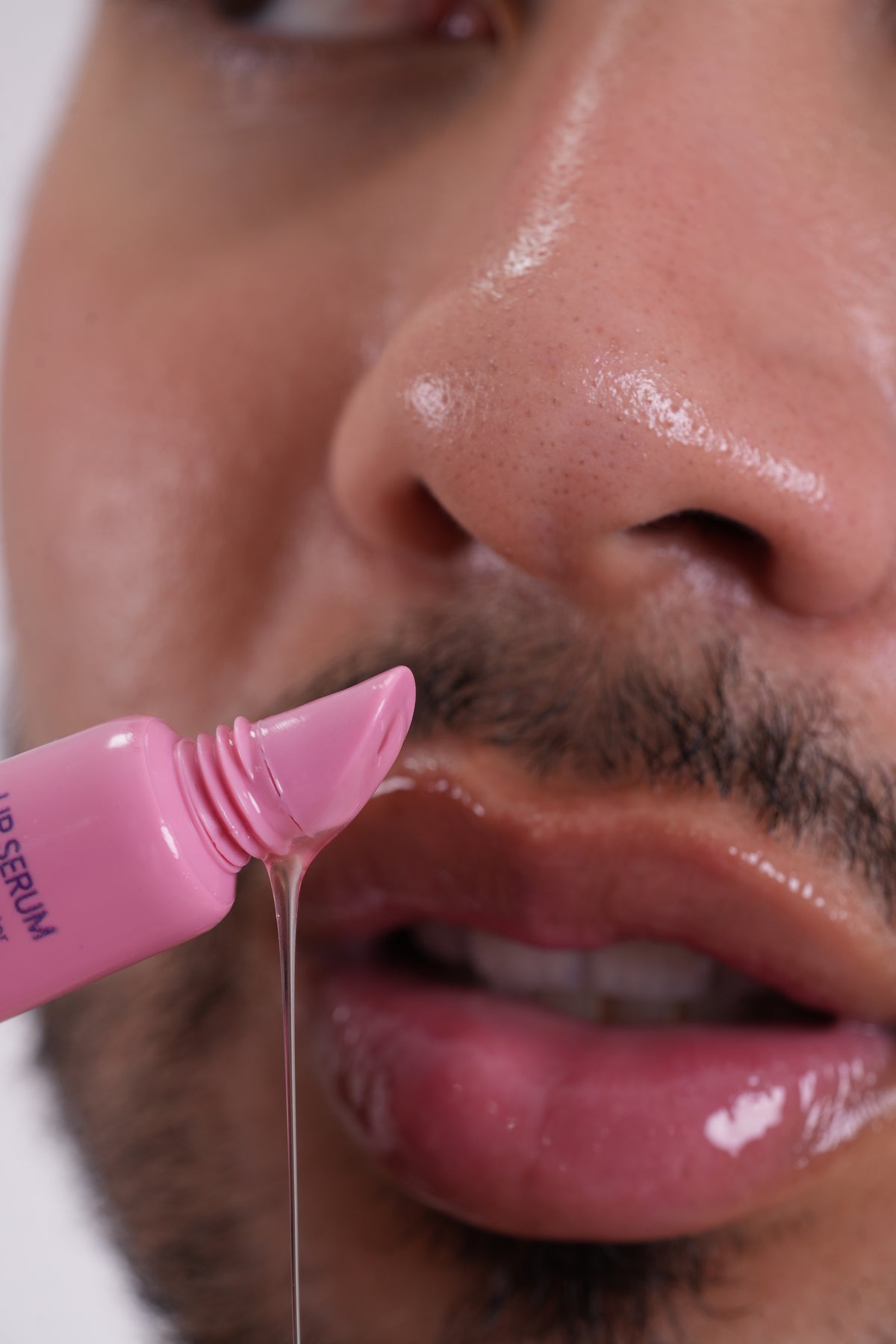 Lip Serum Blürr Beauty, resultado en labios